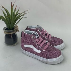 Vans Toddler Girls Sk8 boots sz 6